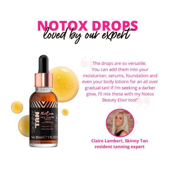 Skinny Tan Notox Face Tanning Drops with Vegan Collagen 30ml