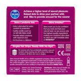 Skins Dots &amp;amp; Ribs Condoms   16 per pack