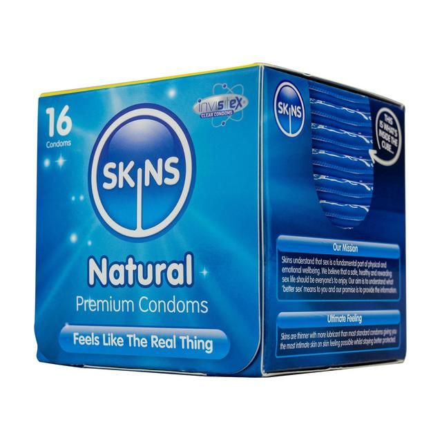 Skins Natural Condoms   16 per pack
