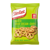SlimFast Baked Sour Cream &amp;amp; Chive Flavour Pretzels - 23g