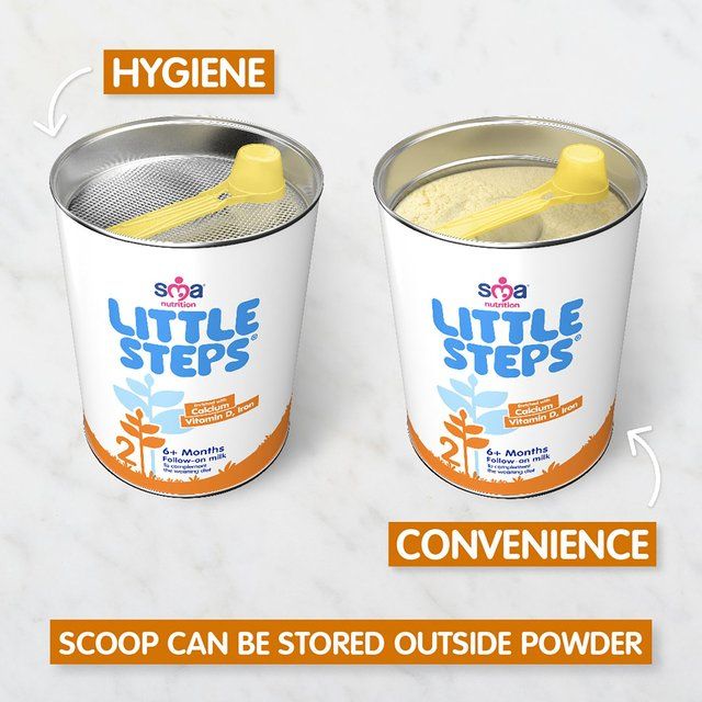 SMA Little Steps 2 Follow-on Milk Powder 6 mths+   800g