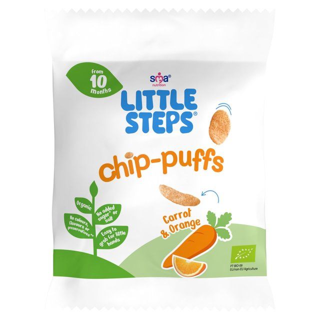 SMA Little Steps Chip-Puffs Carrot &amp;amp; Orange from 10 Months   7g