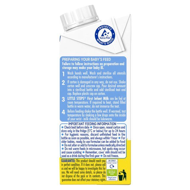 SMA Little Steps First Infant Milk From Birth   200ml