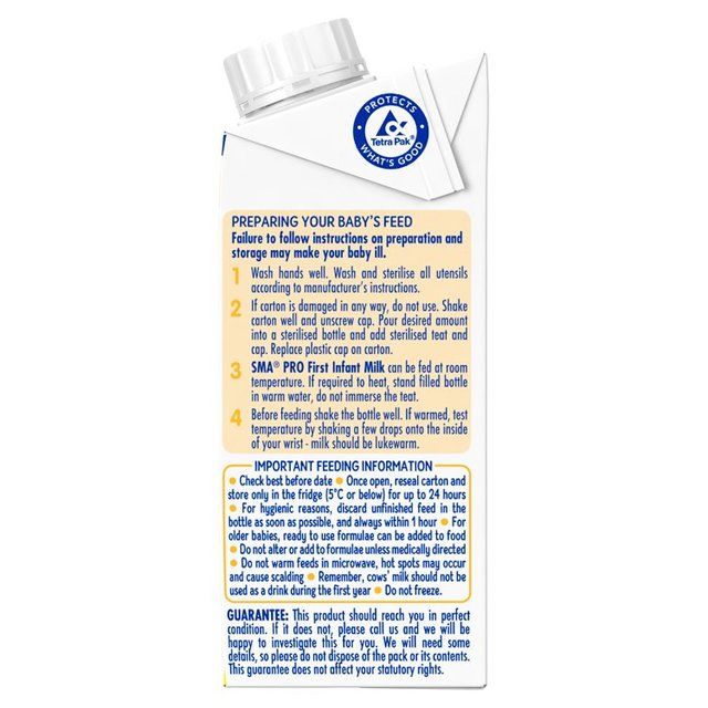 SMA Pro First Infant Milk From Birth   200ml