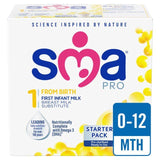 SMA PRO First Infant Milk From Birth Starter Pack    6 x 70ml