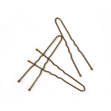 Small Hair Pins Brown 5cm   30 per pack