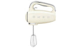 Smeg HMF01CRUK 50's Style Retro Electric Hand Mixer - Cream