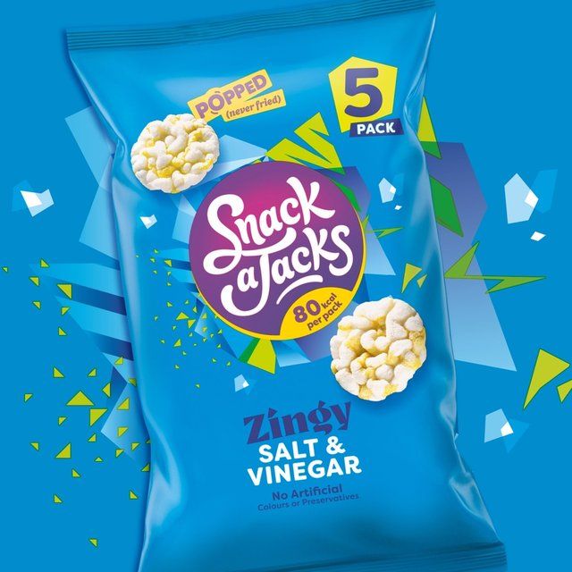 Snack a Jacks Salt &amp;amp; Vinegar Rice Cakes   23g