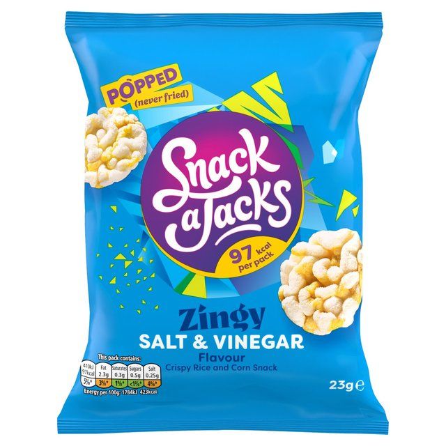 Snack a Jacks Salt &amp;amp; Vinegar Rice Cakes   23g