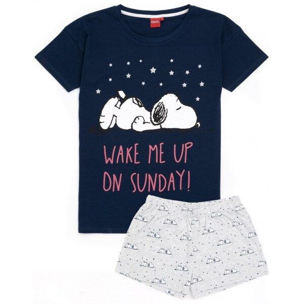 Snoopy Womens Short Pyjama Set (M)