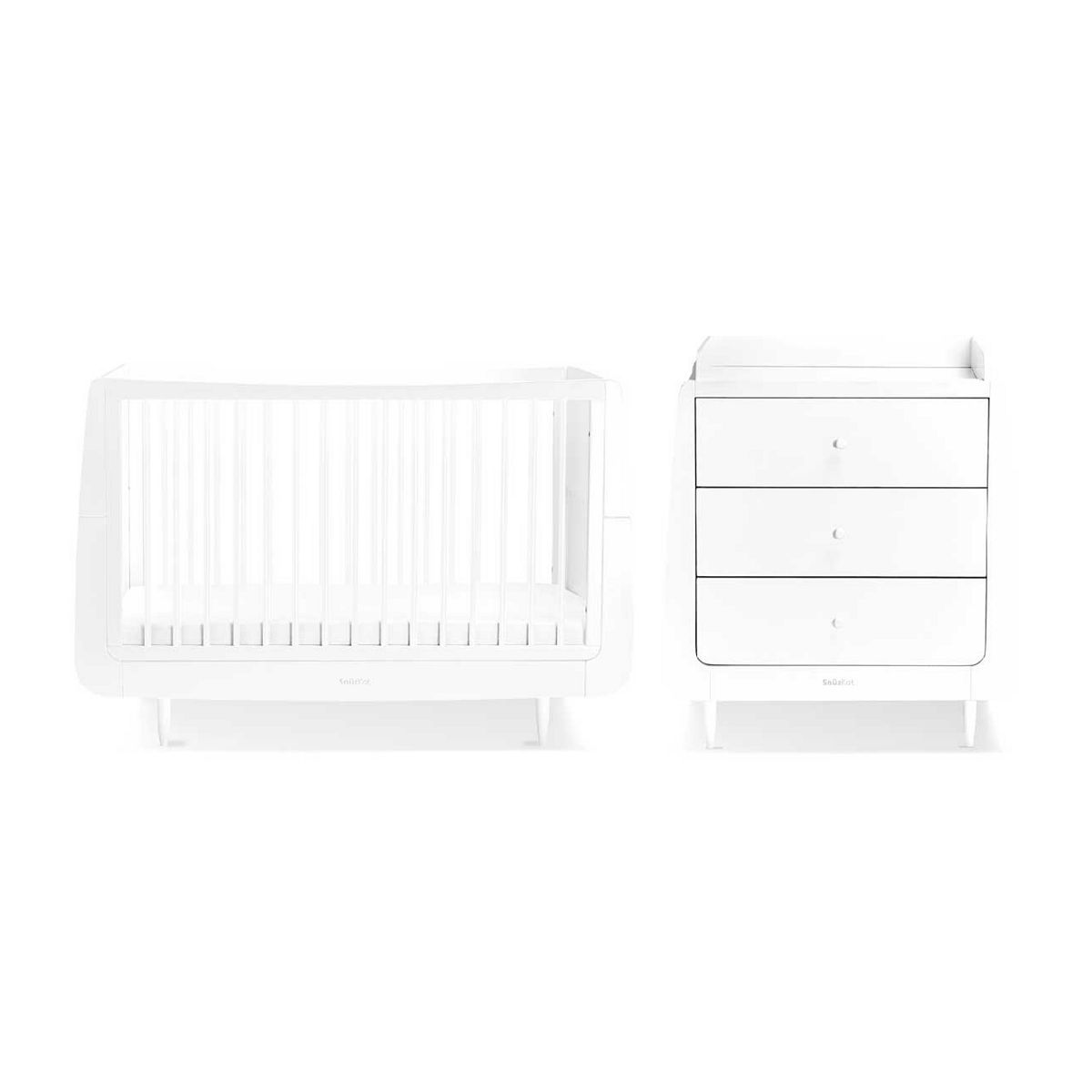 SnuzKot Skandi 2 Piece Nursery Furniture Set&amp;nbsp; - White