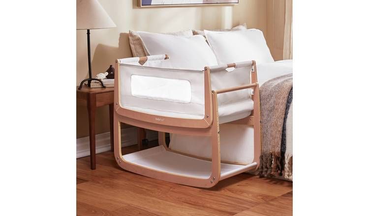 SnuzPod 4 Bedside Crib - Natural