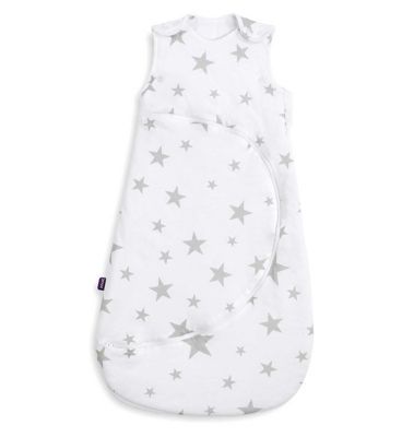 SnuzPouch 2.5 Tog Baby Sleeping Bag - Grey Star, 6-18 Months