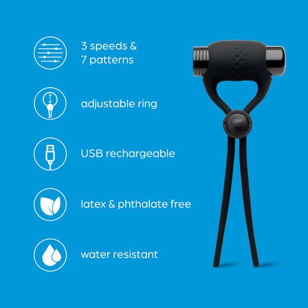 So Divine Adjustable Vibrating Ring