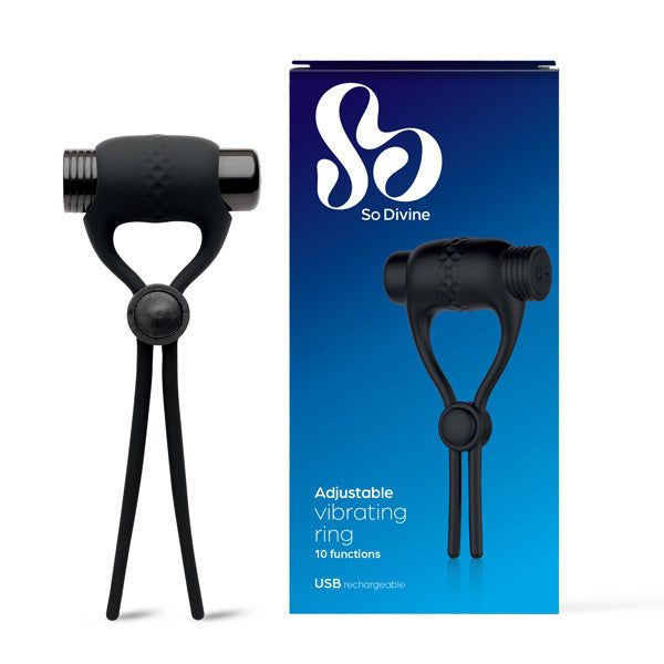 So Divine Adjustable Vibrating Ring