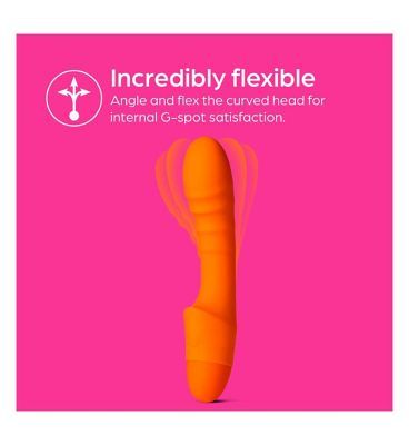 So Divine Pash Ribbed Vibrator Orange