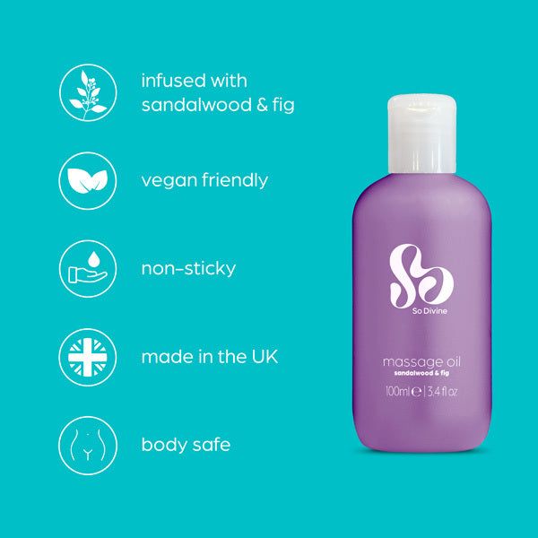 So Divine Sandalwood &amp;amp; Fig Massage Oil 100ml