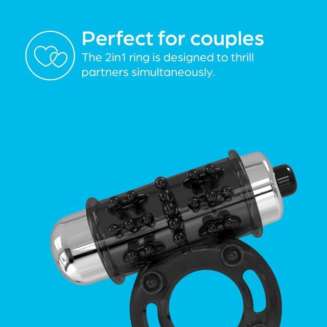 So Divine Thriller 2 in 1 vibrating Ring