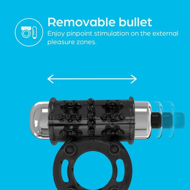 So Divine Thriller 2 in 1 vibrating Ring