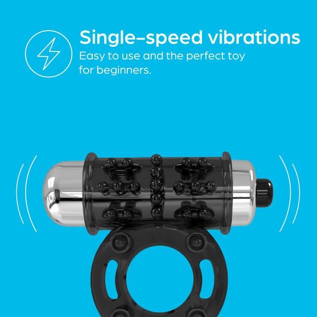 So Divine Thriller 2 in 1 vibrating Ring