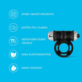 So Divine Thriller 2in1 Vibrating Ring