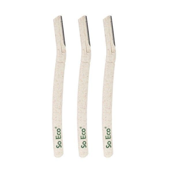 So Eco Eyebrow Razors - 3 Pack