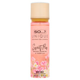 So...? Unique Sweet Pea Water Jasmine &amp;amp; Vanilla Body Mist