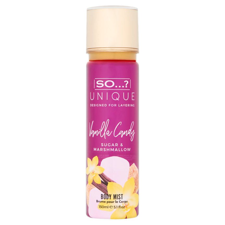 So...? Unique Vanilla Candy Sugar &amp;amp; Marshmallow Body Mist
