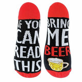 Sock Snob If You Can Read This Bring Me... Socks 6-11 UK Beer / 1EA