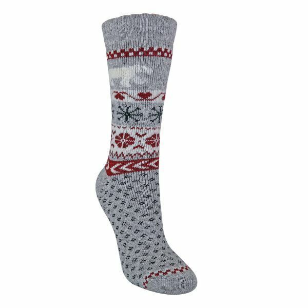 Sock Snob Ladies Novelty Patterned Wool Xmas Socks 4-8 UK