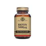 Solgar Biotin Vegetable Capsules 5000ug   50 per pack