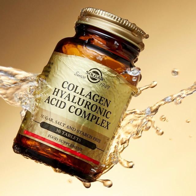 Solgar Collagen Hyaluronic Acid Complex Supplement Tablets    30 per pack