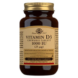Solgar Vitamin D3 1000 IU (25&amp;micro;g) Chewable - 100 Tablets