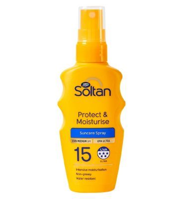 Soltan Mini Protect &amp;amp; Moisturise Spray SPF15 75ml