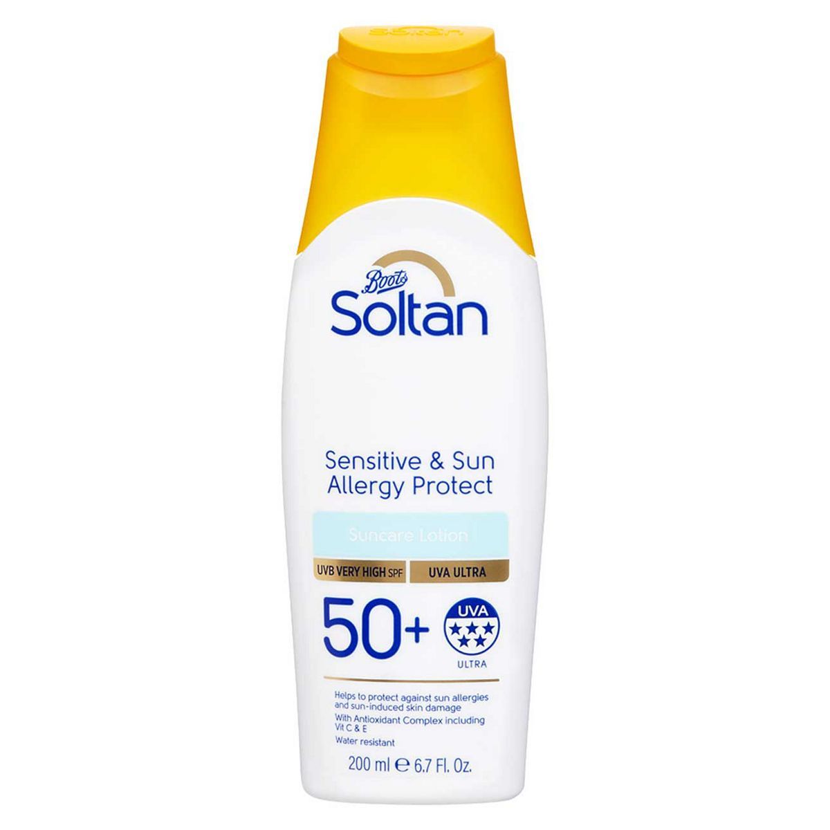 Soltan Sensitive &amp;amp; Sun Allergy Protect Lotion SPF50+ 200ml