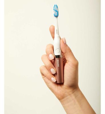 Sonisk Pulse Battery Powered Toothbrush - Rose Gold