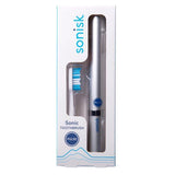 Sonisk Pulse Battery Powered Travelling Toothbrush Metallic Silver