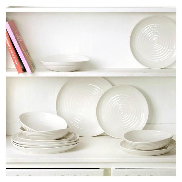 Sophie Conran White Porcelain Coupe Dinner Set   12 per pack