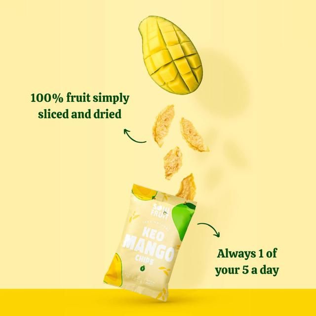 Soul Fruit Freeze Dried Mango Crisps   20g