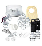 Tommee Tippee Breastfeeding Kit with Manual Breast Pump and Microwave Steriliser GOODS Boots   