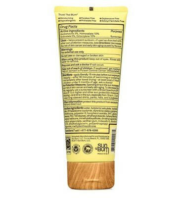 Sun Bum Original Broad Spectrum Moisturizing Facial Sun Cream-SPF 50 88ml Suncare & Travel Boots   