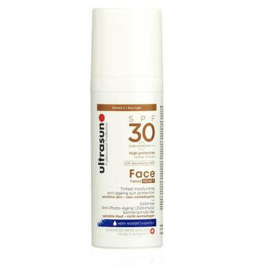 Ultrasun Face Tinted 30spf sun protection 50ml Suncare & Travel Boots   