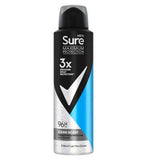 Sure Men Maximum Protection Clean Scent Anti-perspirant Deodorant Aerosol 150 ml Men's Toiletries Boots   