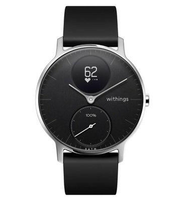 Withings Steel HR Hybrid Smartwatch (36mm Black) General Health & Remedies Boots   