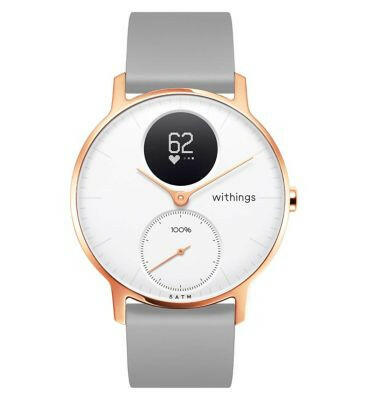 Withings Steel HR Rose Gold hybrid smartwatch (38mm White) General Health & Remedies Boots   
