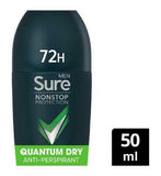 Sure Men Nonstop Quantum Dry Antiperspirant Deodorant Roll On 50ml GOODS Boots   