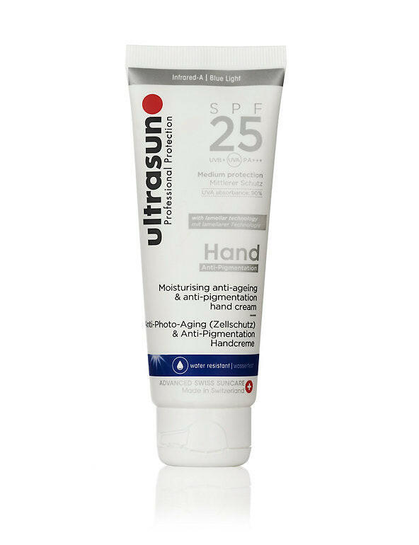 Ultrasun 25spf Anti Pigmentation Hand Cream 75ml Shower, Bath & Hand Hygiene Boots   